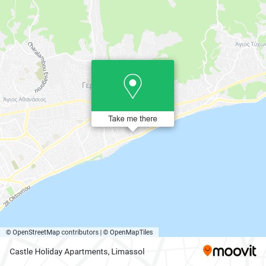 Castle Holiday Apartments map