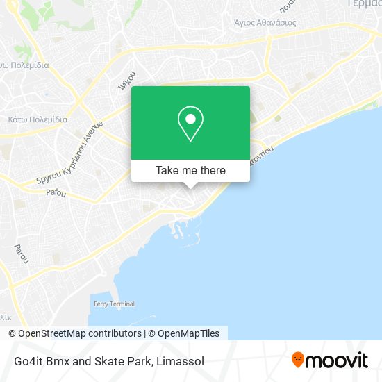 Go4it Bmx and Skate Park map