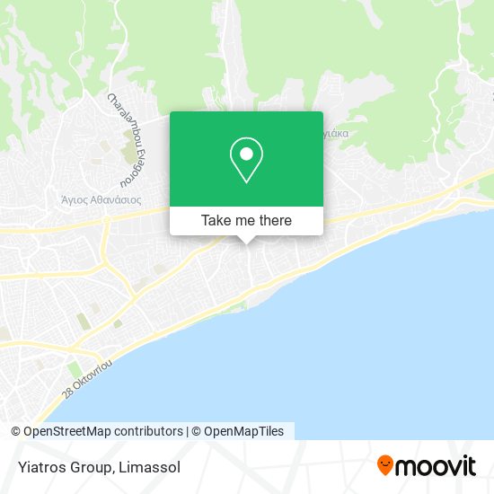 Yiatros Group map