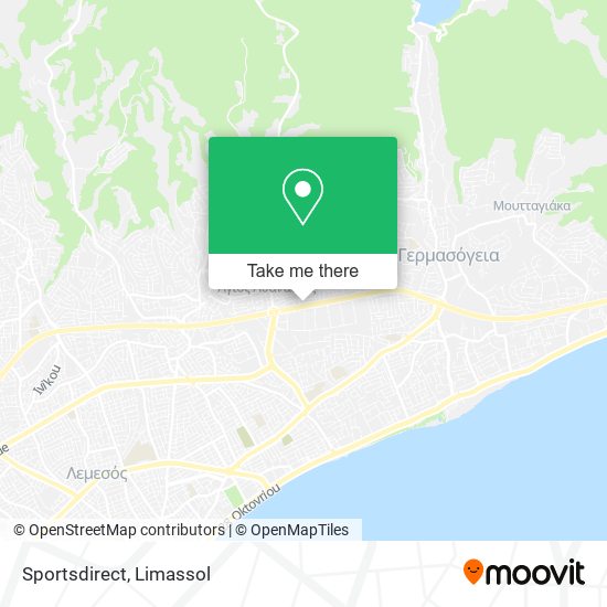 Sportsdirect map