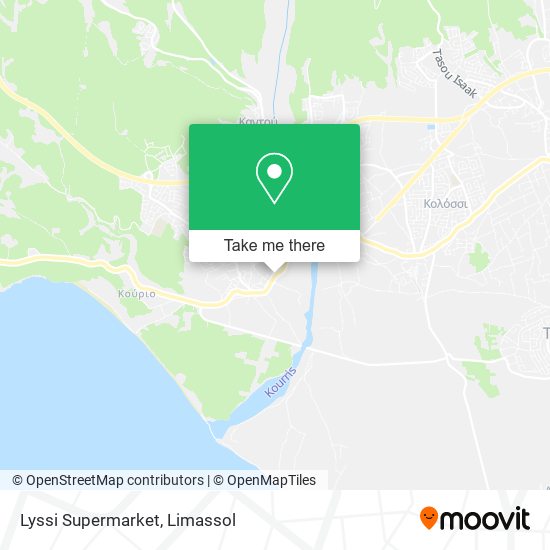 Lyssi Supermarket map