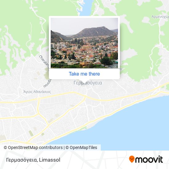 Γερμασόγεια map