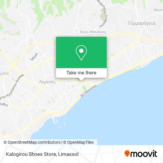 Kalogirou Shoes Store map