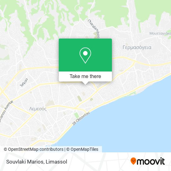 Souvlaki Marios map