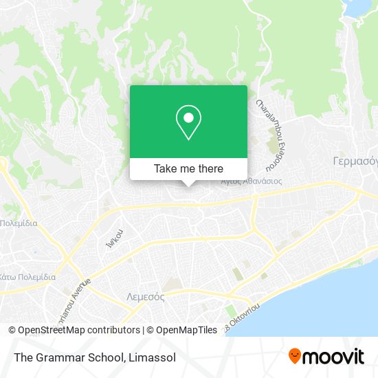 The Grammar School map