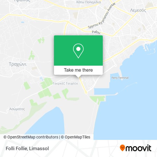 How to get to Folli Follie in Limassol by Bus