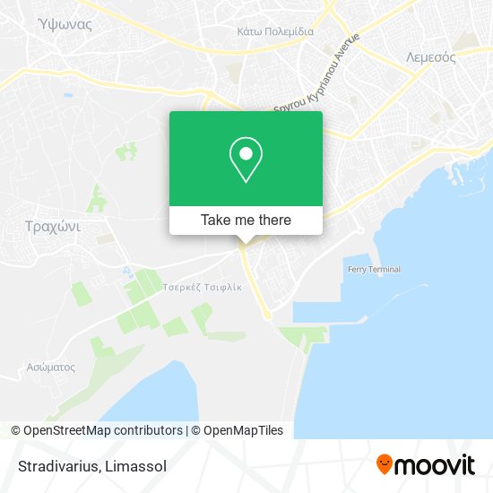 Stradivarius map