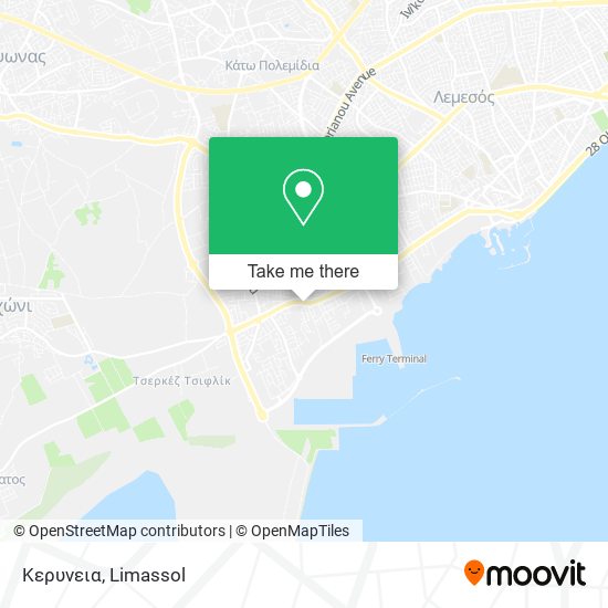 Κερυνεια map