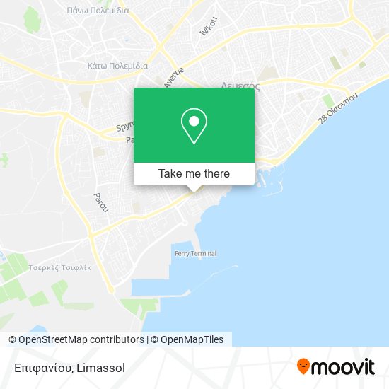 Επιφανίου map