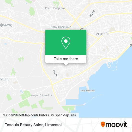 Tasoula Beauty Salon map