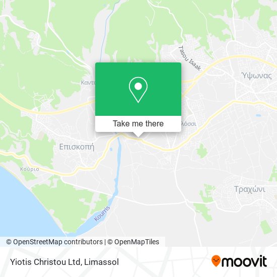 Yiotis Christou Ltd map