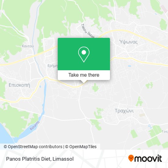 Panos Platritis Diet map