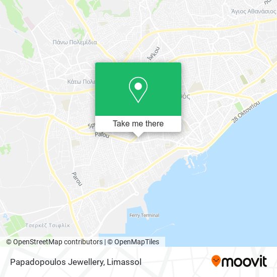 Papadopoulos Jewellery map