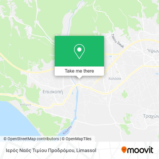 Ιερός Ναός Τιμίου Προδρόμου map