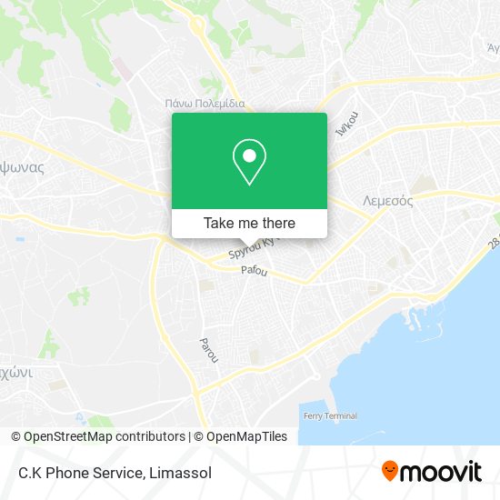 C.K Phone Service map