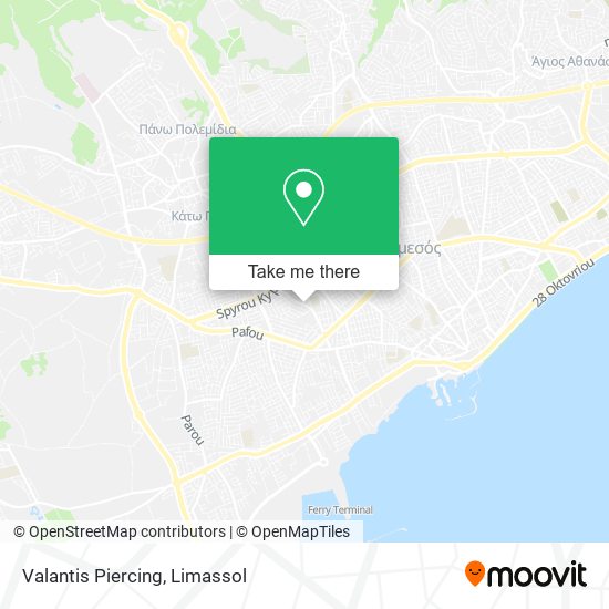 Valantis Piercing map