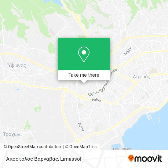 Απόστολος Βαρνάβας map