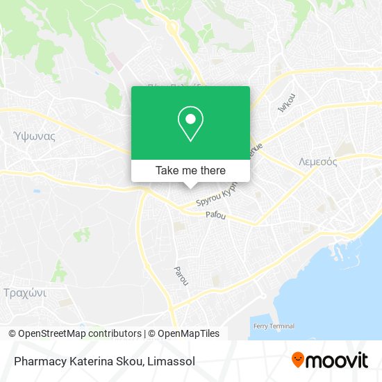 Pharmacy Katerina Skou map