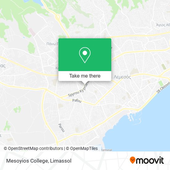 Mesoyios College map