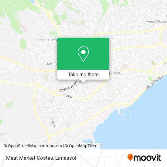 Meat Market Costas map