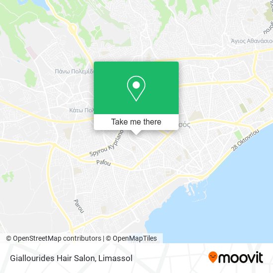 Giallourides Hair Salon map