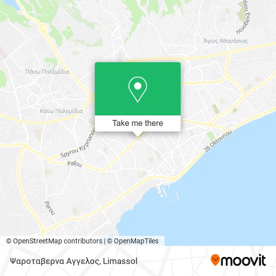 Ψαροταβερνα Αγγελος map