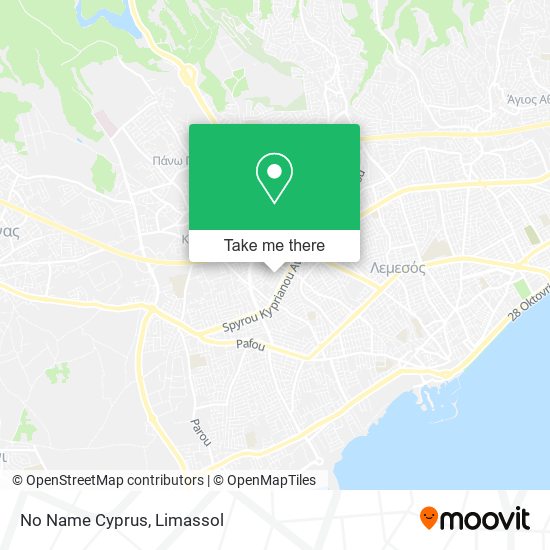 No Name Cyprus map