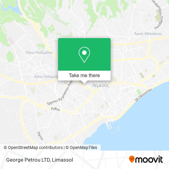 George Petrou LTD map