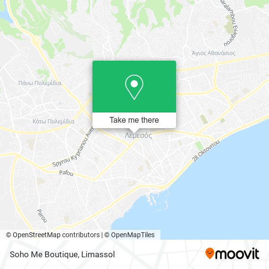 Soho Me Boutique map
