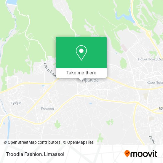 Troodia Fashion map