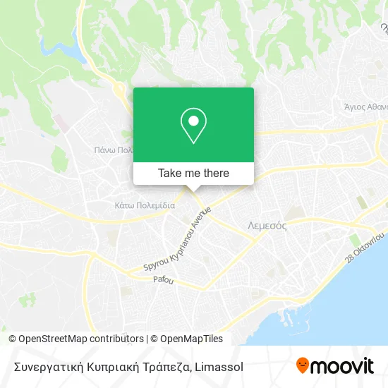 Συνεργατική Κυπριακή Τράπεζα map