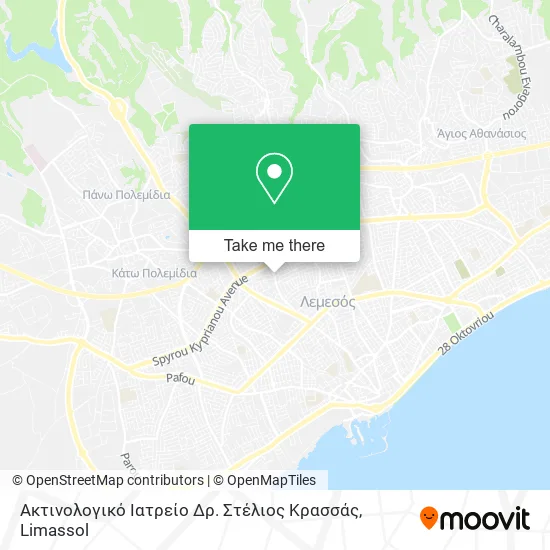 Ακτινολογικό Ιατρείο Δρ. Στέλιος Κρασσάς map