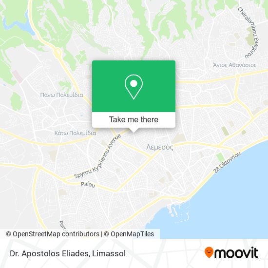 Dr. Apostolos Eliades map