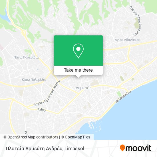 Πλατεία Αρμεύτη Ανδρέα map