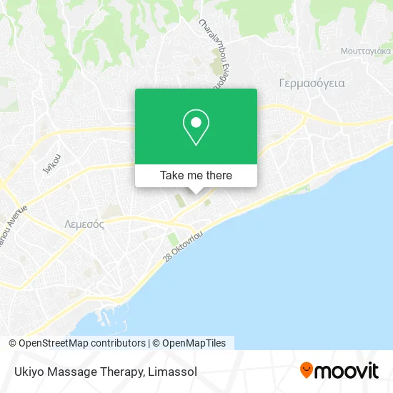Ukiyo Massage Therapy map