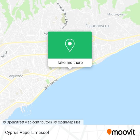 Cyprus Vape map