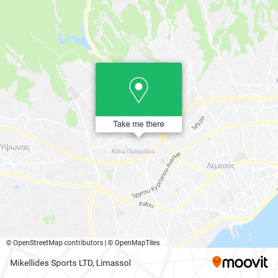 Mikellides Sports LTD map