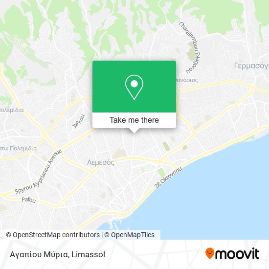 Αγαπίου Μύρια map