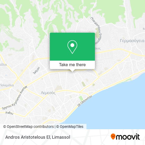 Andros Aristotelous El map