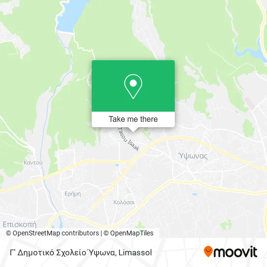 Γ' Δημοτικό Σχολείο Ύψωνα map