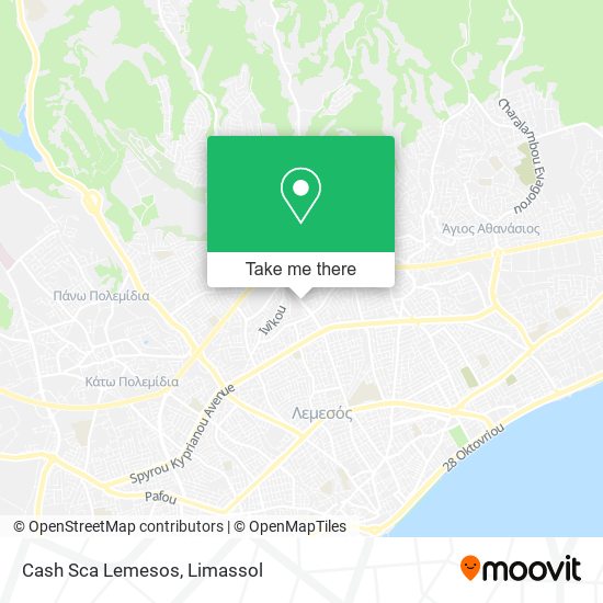 Cash Sca Lemesos map
