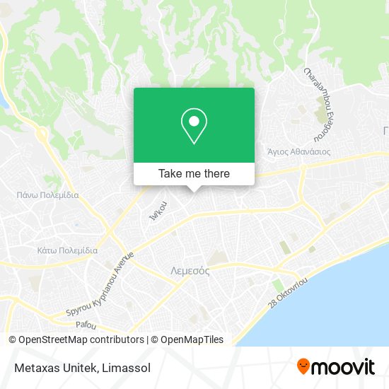 Metaxas Unitek map