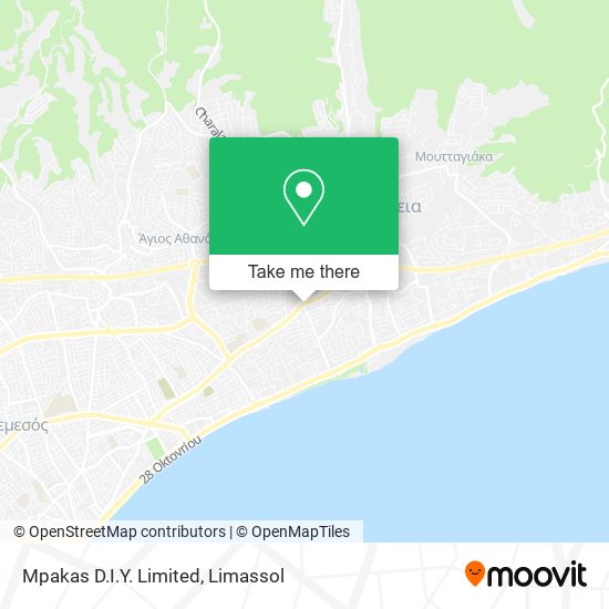 Mpakas D.I.Y. Limited map