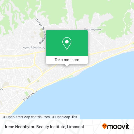 Irene Neophytou Beauty Institute map