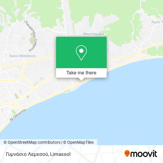 Γυμνάσιο Λεμεσού map