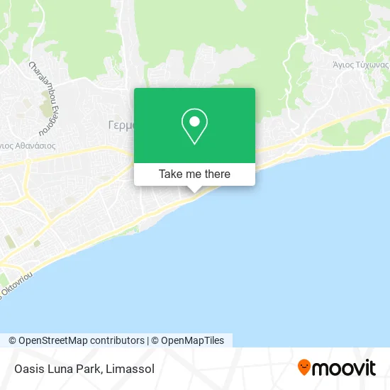 Oasis Luna Park map