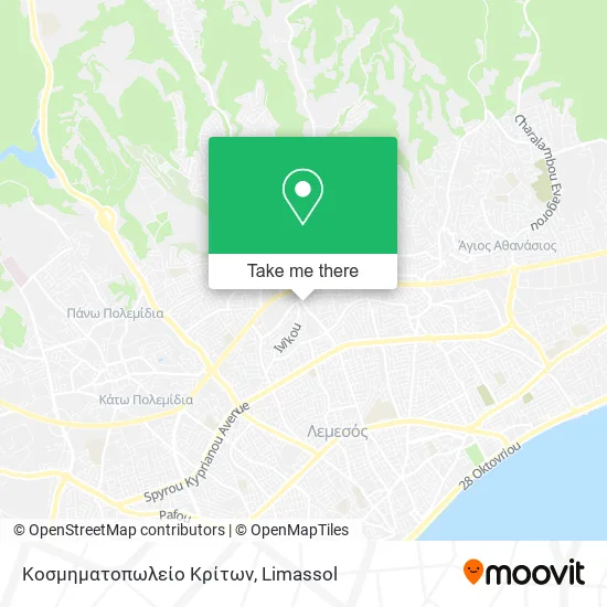 Κοσμηματοπωλείο Κρίτων map