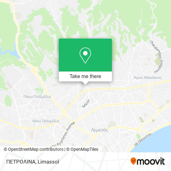 ΠΕΤΡΟΛΙΝΑ map