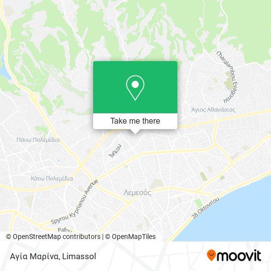 Αγία Μαρίνα map