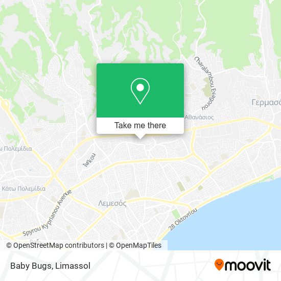 Baby Bugs map